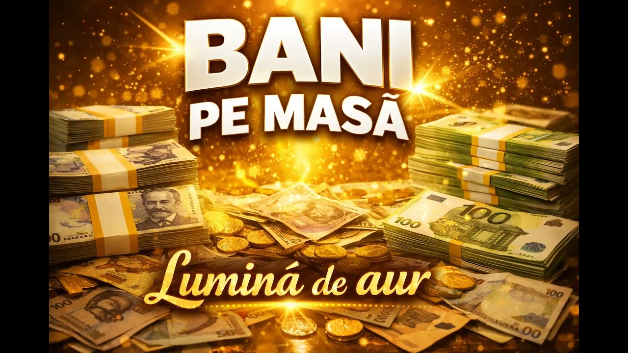 Bani pe masă, lumină de aur