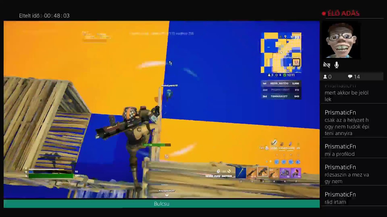 Tomikaa1377 Live nezoi game oN Fortnite whit Messi_máté10