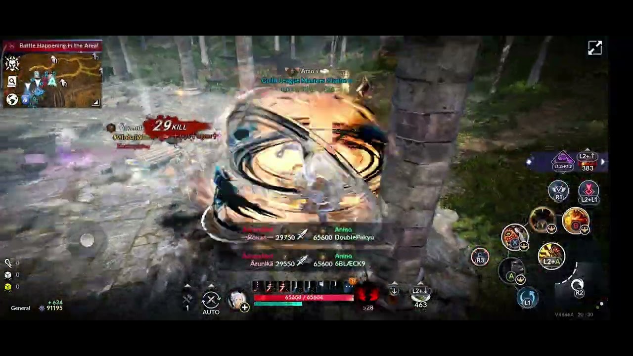 BLACK DESERT MOBILE | ROUND 2 FGVG VS ASCENDANT | TITAN GAMEPLAY
