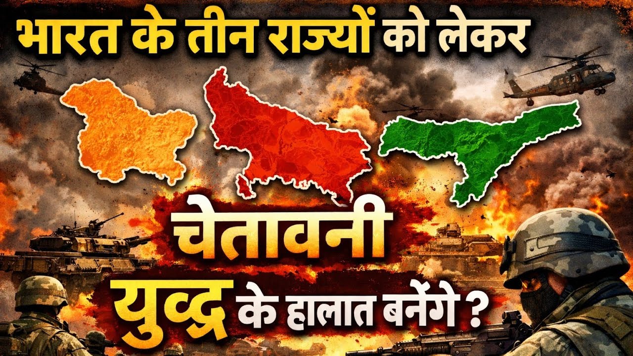भारत के 3 राज्यों के लिए चेतावनी। युद्ध के हालत बनेंगे ? Bhavishya Malika 2026। WhatsApp:-9634566899