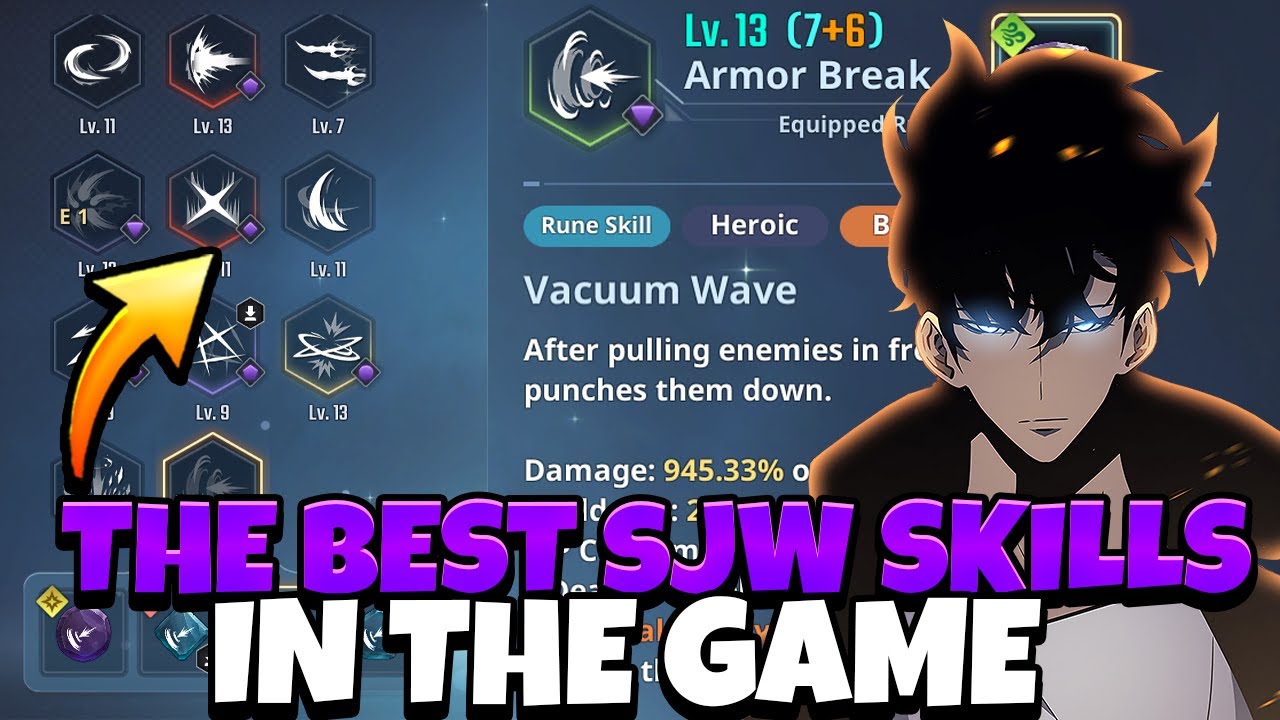 BEST SUNG JINWOO SKILLS GUIDE! BEST SKILLS WORTH USING & GETTING! [Solo Leveling: Arise]