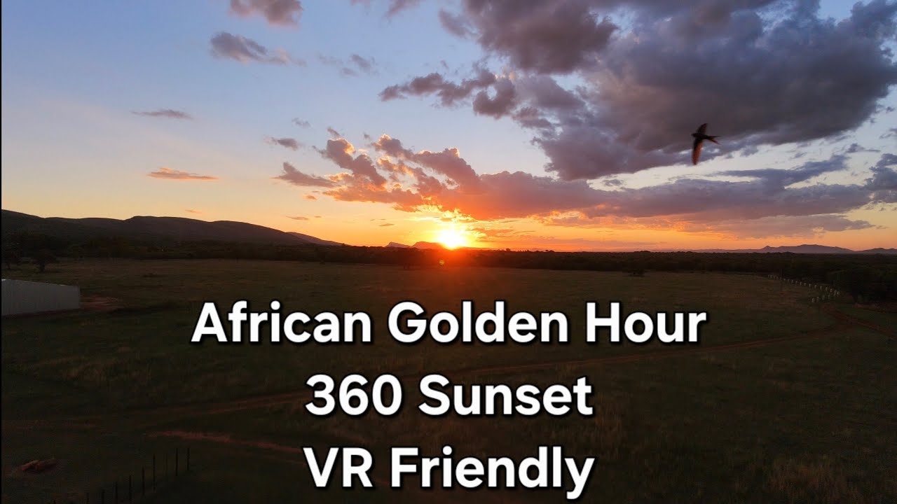 360° African Sunset | Golden Hour Over South Africa’s North West