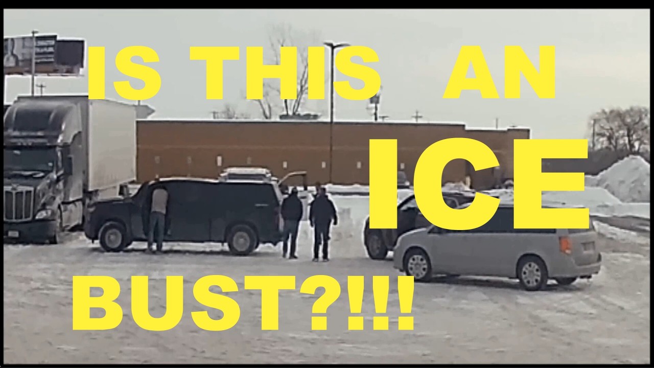 Looks Like an ICE Bust at the Truck Stop!