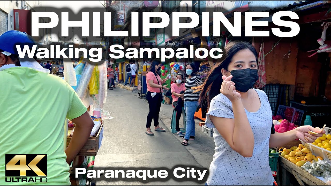 Walking Around SAMPALOC Paranaque Philippines [4K]