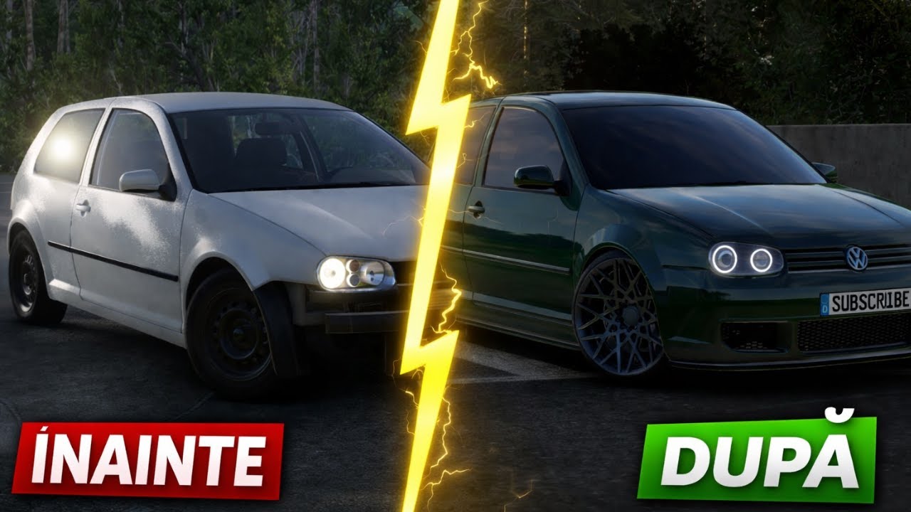 Era să MOR cu un Golf 4… apoi l-am RECONDIȚIONAT COMPLET in BeamNG.Drive! 😳💀