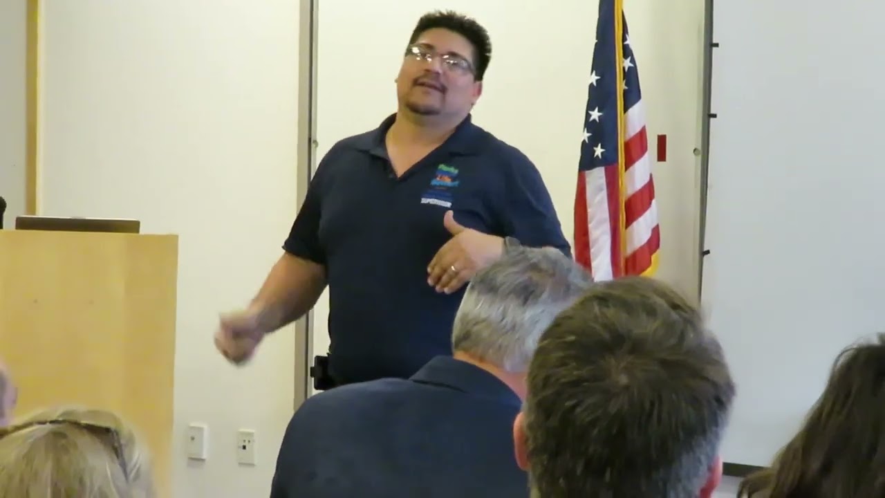 Recreation Supervisor David Ibarra talked about his mentor Idris Jassim Al-Oboudi