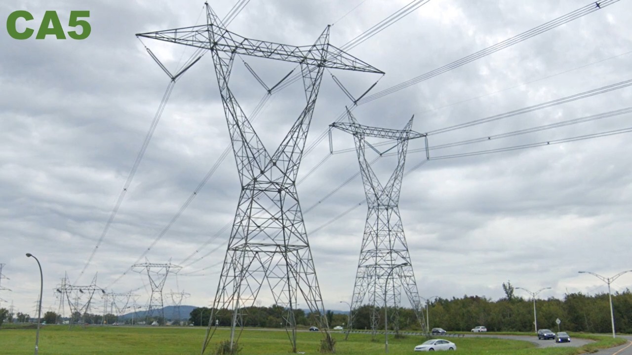 CA5 Power lines Hydro Quebec 735 kv. (259)