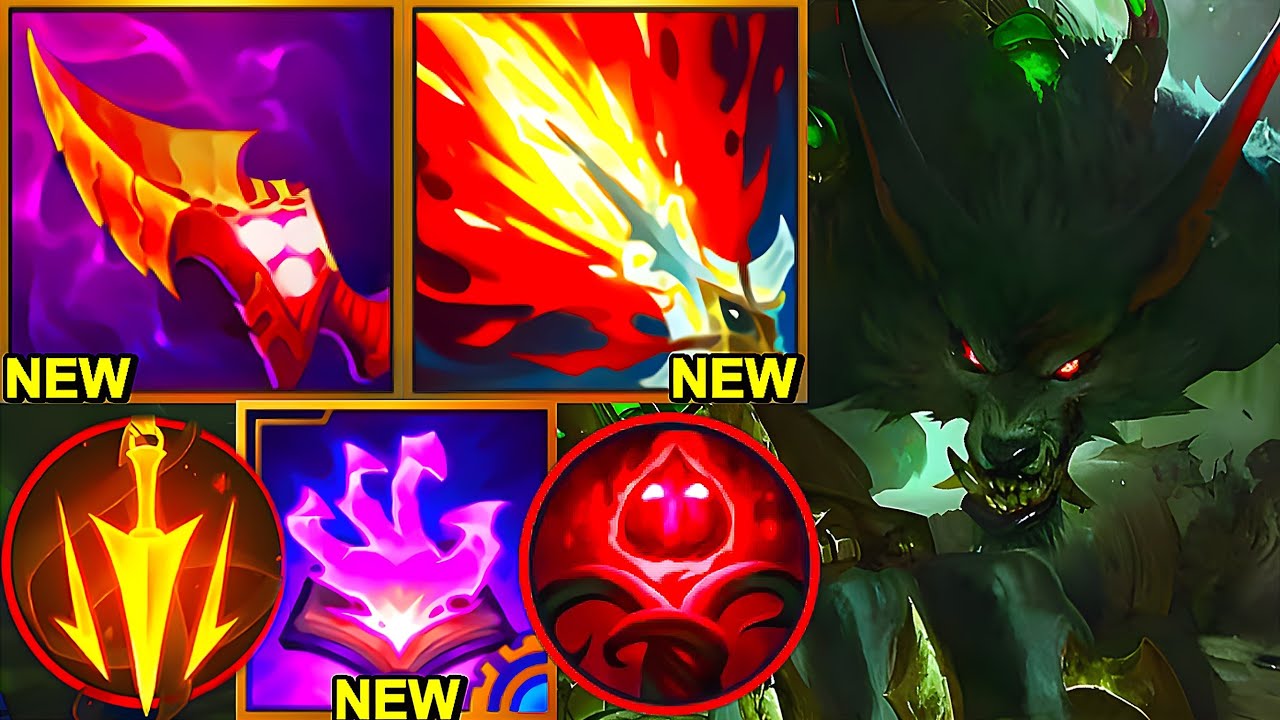 Wild Rift China Warwick - 23KILL NEW AP Lethal Tempo Warwick Build Runes - NEW WARWICK BROKEN OP