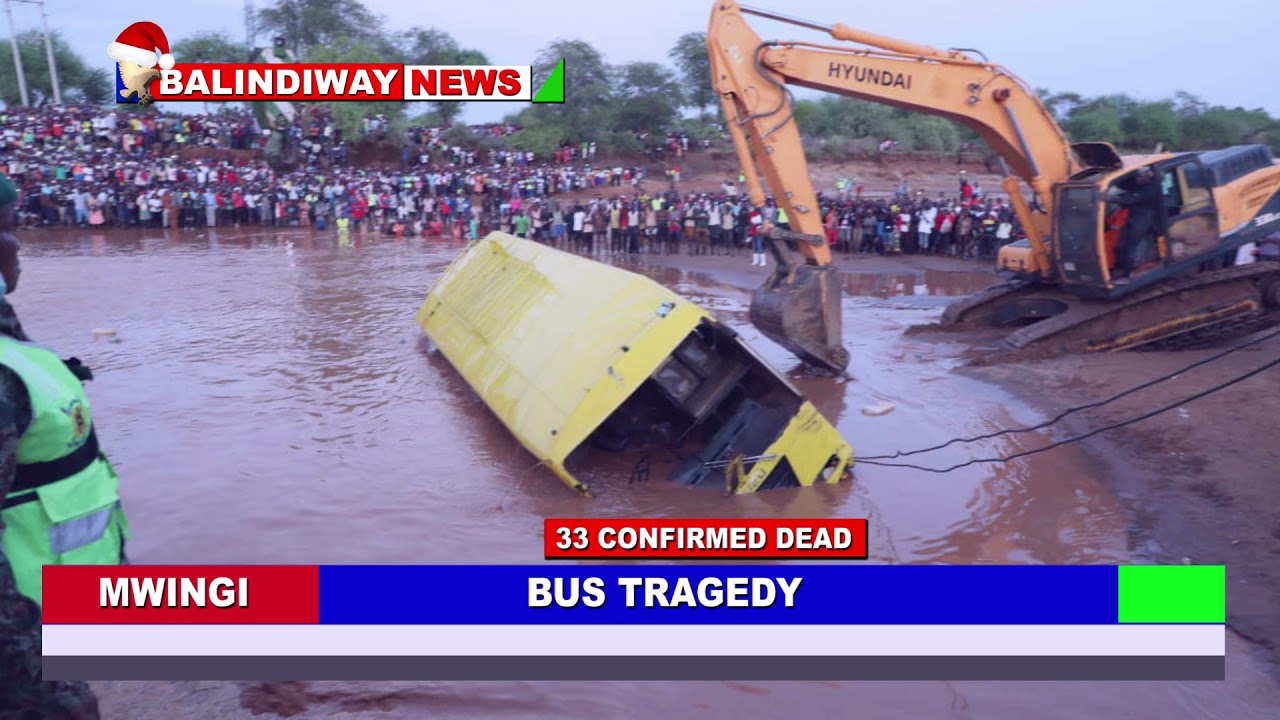 Mwingi bus retrieved from Enziu river; More details emerge as death toll to 33