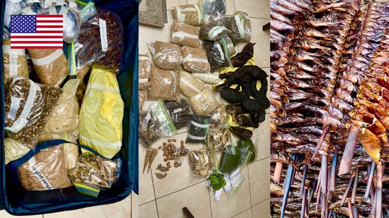 Покупки африканских продуктов | Все, что я привезла из Нигерии, и правильный способ упаковки и хр...