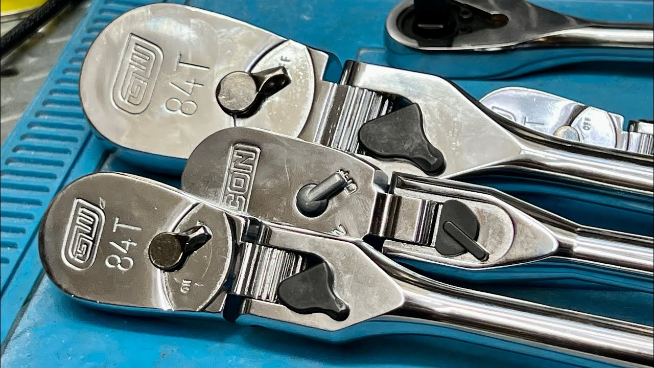 Подробное сравнение — трещотки с гибким фиксатором — GEARWRENCH, ICON и другие