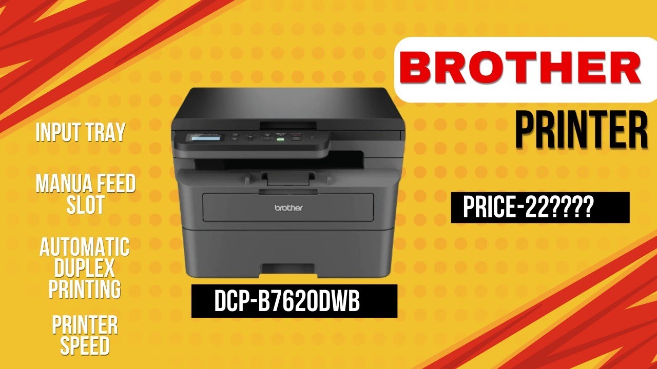Brother DCP-B7620DWB Unboxing And Review | Automatic Duplex Printing | Brother 7620-DW printer