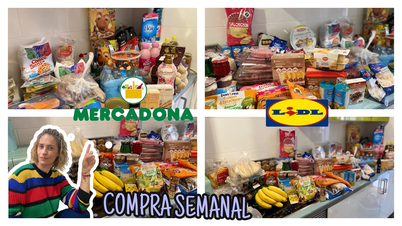 🛒SUPER COMPRA SEMANAL MERCADONA & LIDL OFERTAS Y NOVEDADES🛍