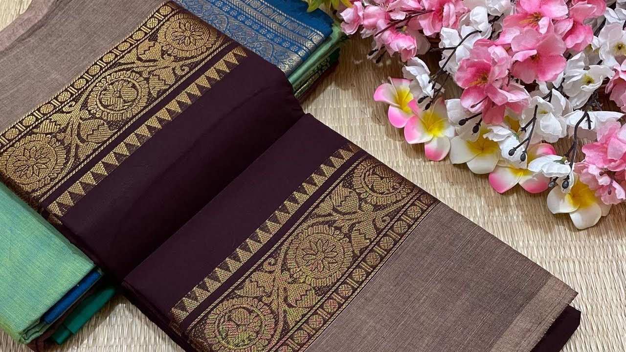 Chettinad Cotton Sarees | 💰 ₹650 | WhatsApp - 8344378186 #cottonsarees #chettinadsarees #purecotton
