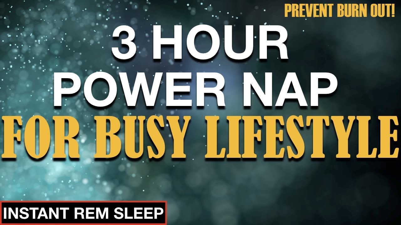 3 Hour Restful Sleep: Power Nap, Sleep Music, Meditation Music, Music For Sleep ☾☆