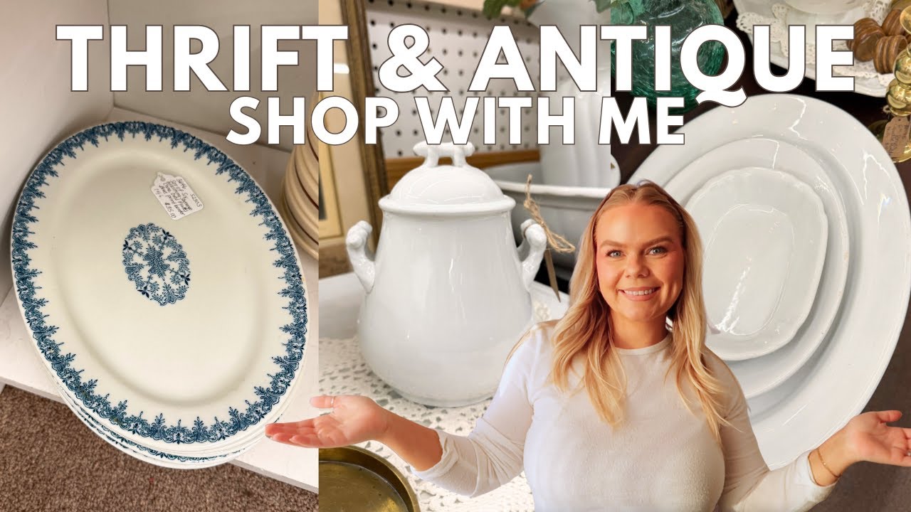 Vintage Home Decor & Thrift Shop With Me and Haul!