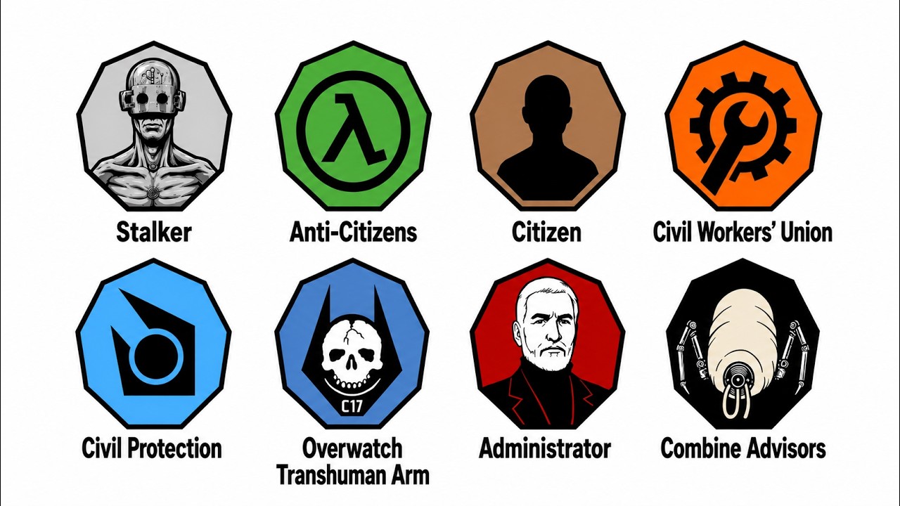 EVERY Rank in the Combine Hierarchy Explained in 15 Minutes (Half-Life 2)