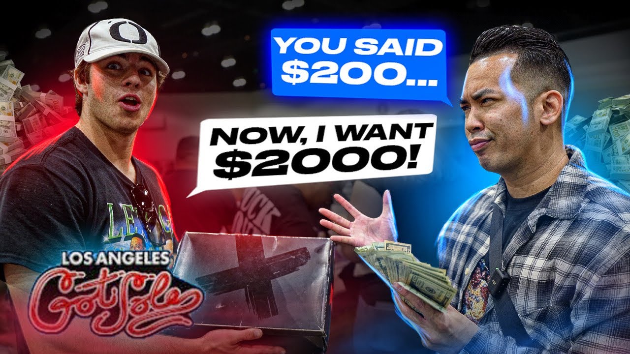 FINESSED A SHADY RESELLER !! FINALLY GOT MY GRAIL SNEAKER FOR A STEAL 📉@GotSole LOS ANGELES