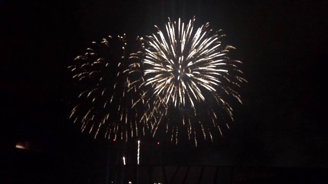 Fireworks after Yankees win in Oakland to Grease music