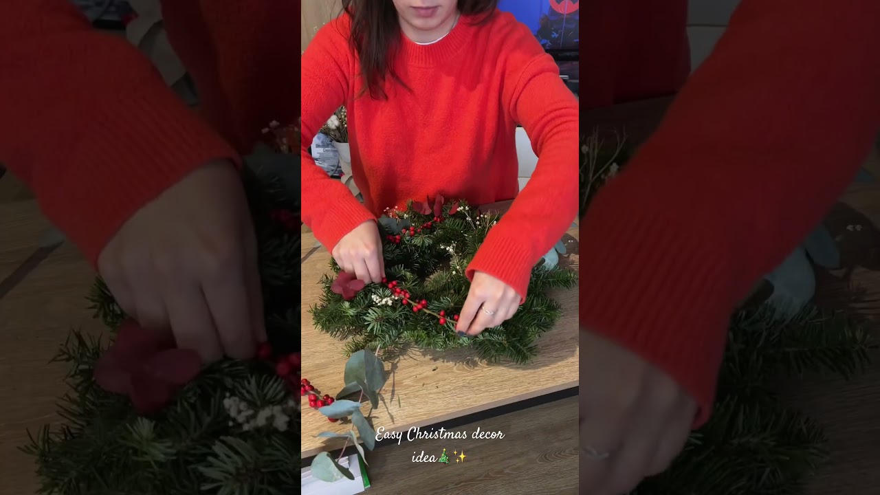 Easy and cheap Christmas decor idea🎄❤️ 