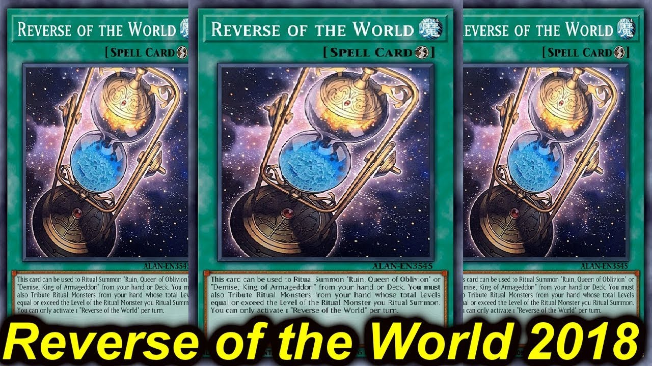 【YGOPRO】REVERSE OF THE WORLD DECK 2018