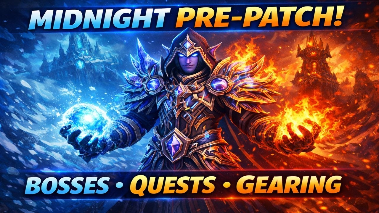 WoW Midnight Pre-Patch PvE | World Bosses, Questing & Gearing (Mage POV)