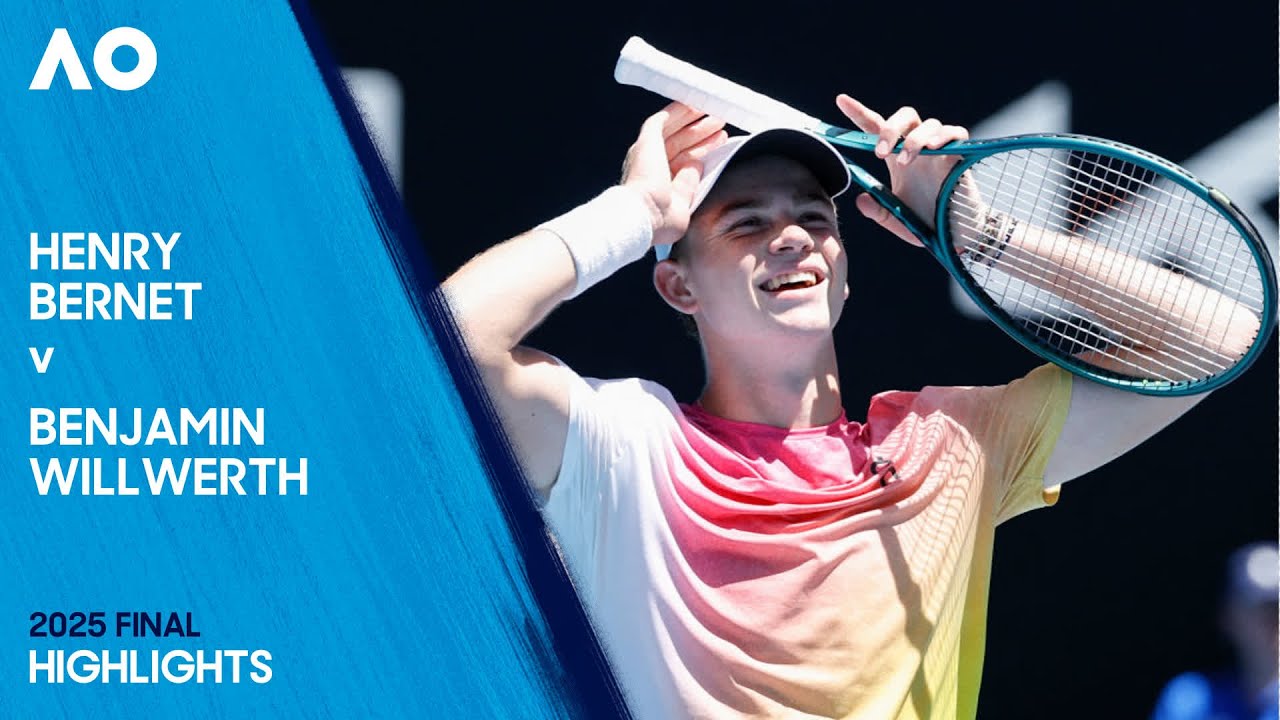 Henry Bernet v Benjamin Willwerth Highlights | Australian Open 2025 Final