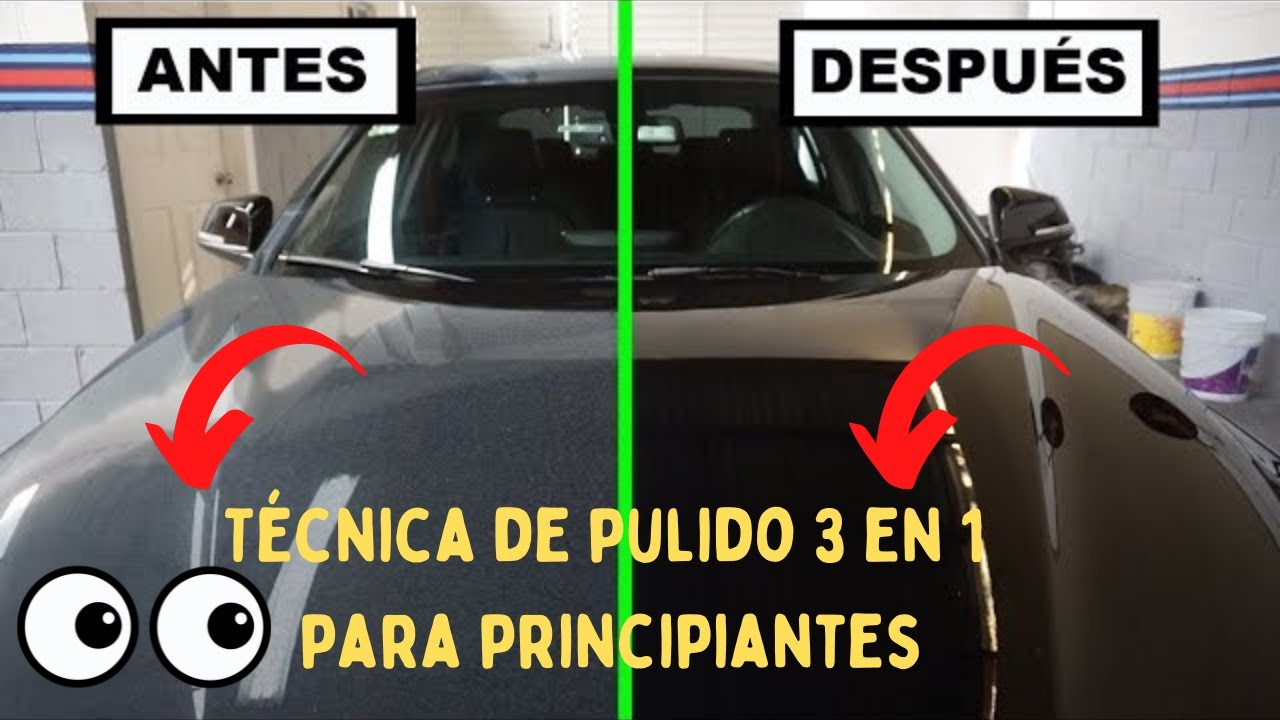 💪Como pulir un auto de manera rápida y eficiente👀