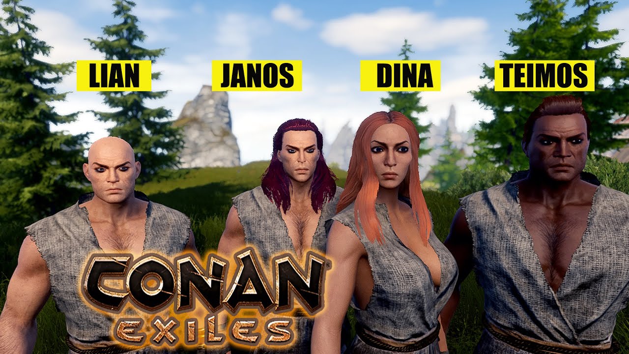 COMPARANDO LACAIOS T4 DE SPAWN FIXO QUAL MAIS FORTE? - CONAN EXILES 2021 T6EP9