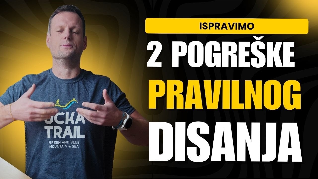Pravilno disanje - Za bolje opu&scaron;tanje i smirenje ispravljamo 2 pogre&scaron;ke!