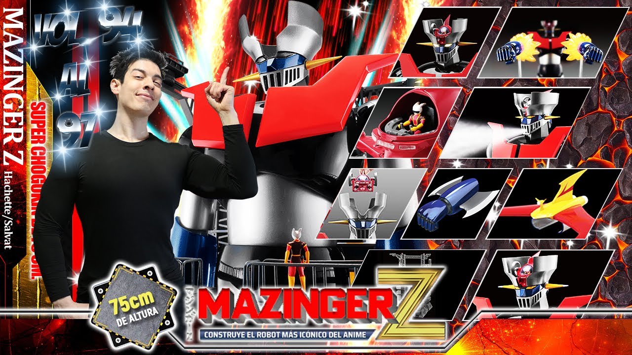 MAZINGER Z de 75cm 🦾HACHETTE/SALVAT PARTES 94 al 97 Unboxing & Armado en Español