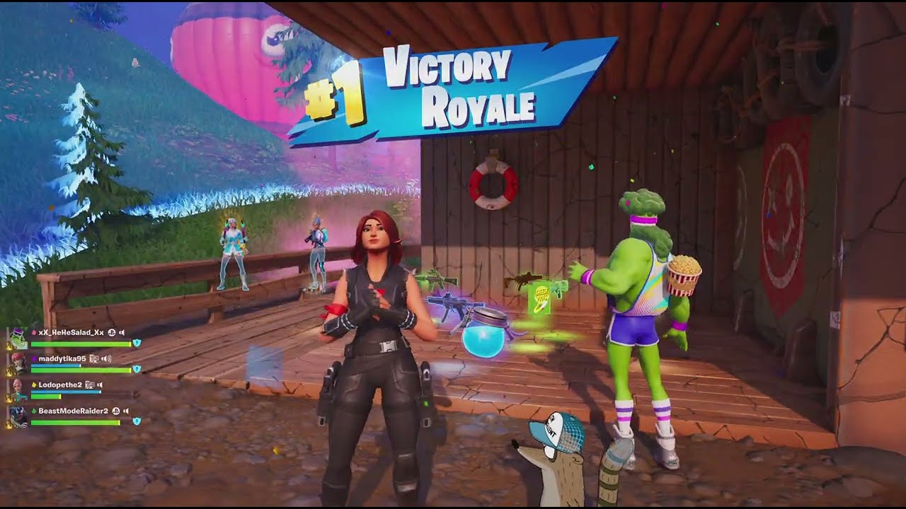 Fortnite win w maddy and the gang