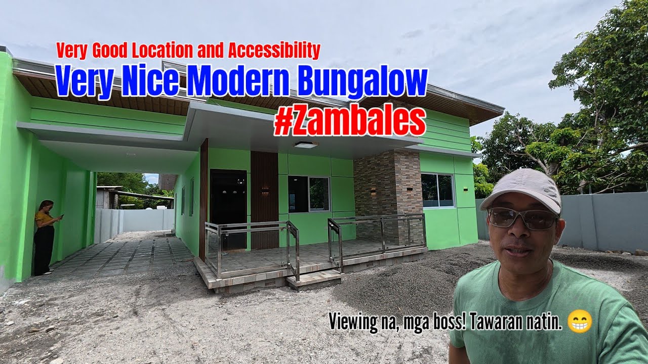 Wow! Stunning Brand New Modern 3 Bedroom Bungalow for Sale in Zambales 3.5 Hours Drive From Manila