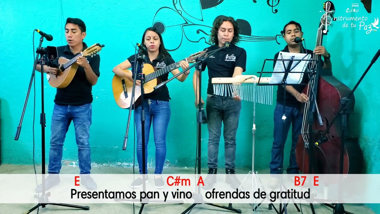 Presentamos pan y vino (Ofertorio)
