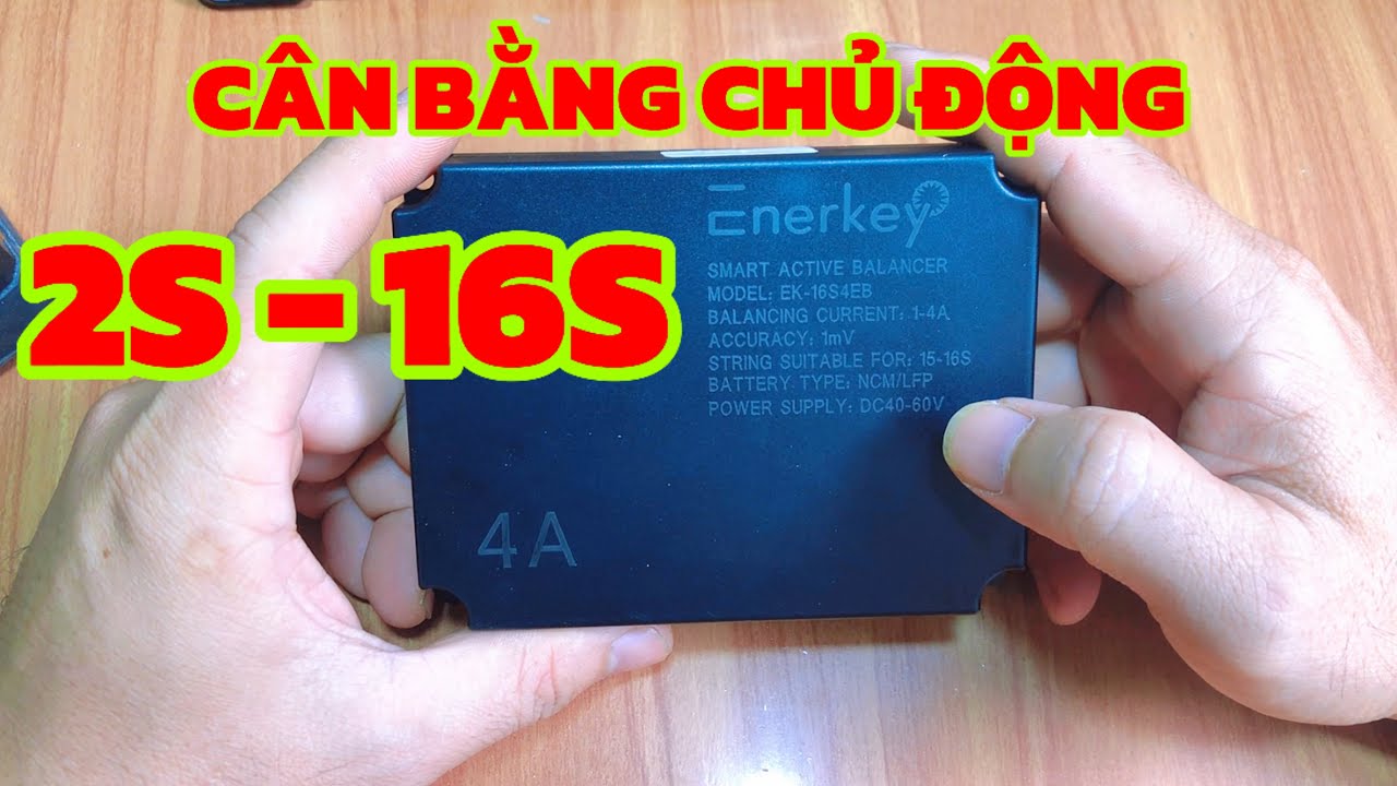 Mạch Cân Bằng Chủ Động EnerKey cân 2S -16S chính xác 0.001V