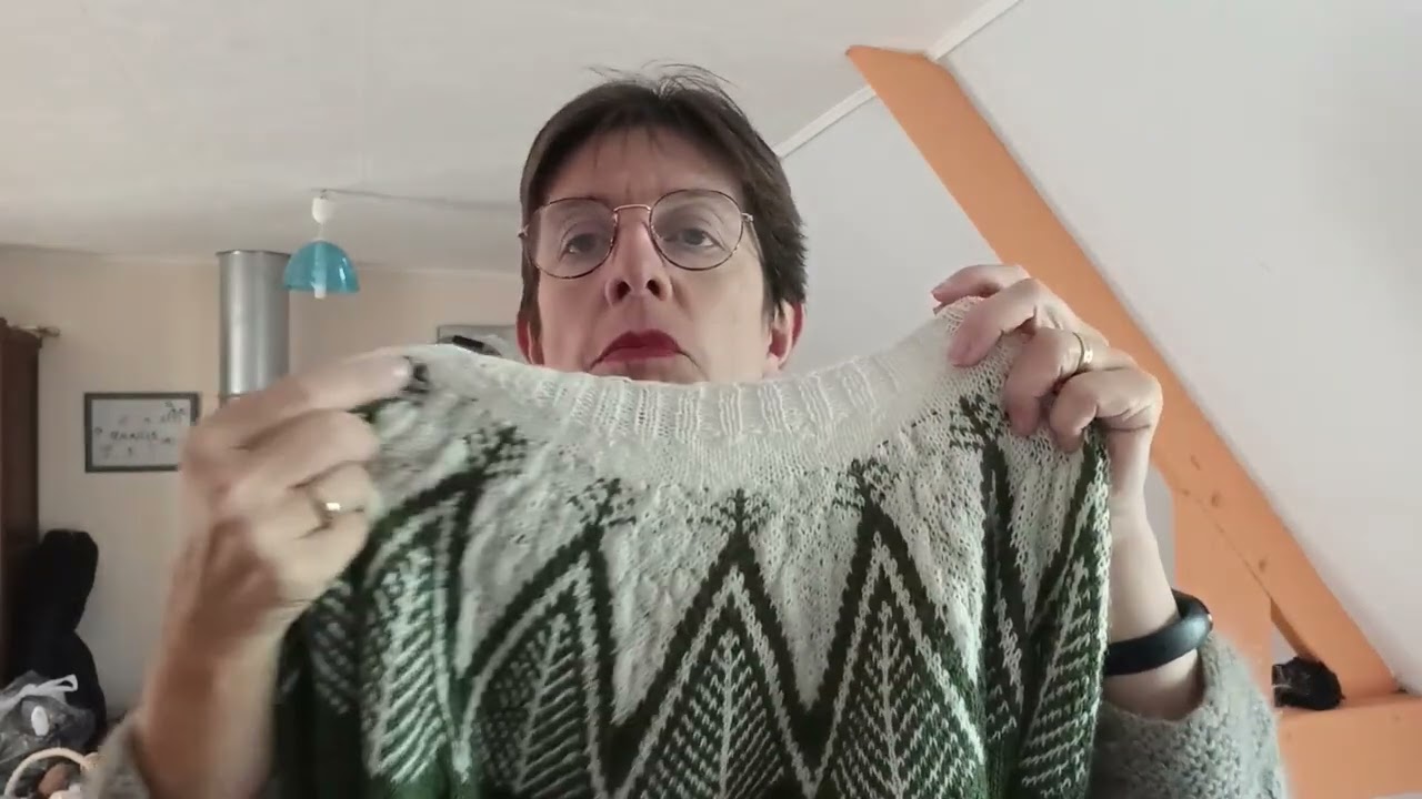 journal créatif  63 Enfin du tricot nordique !