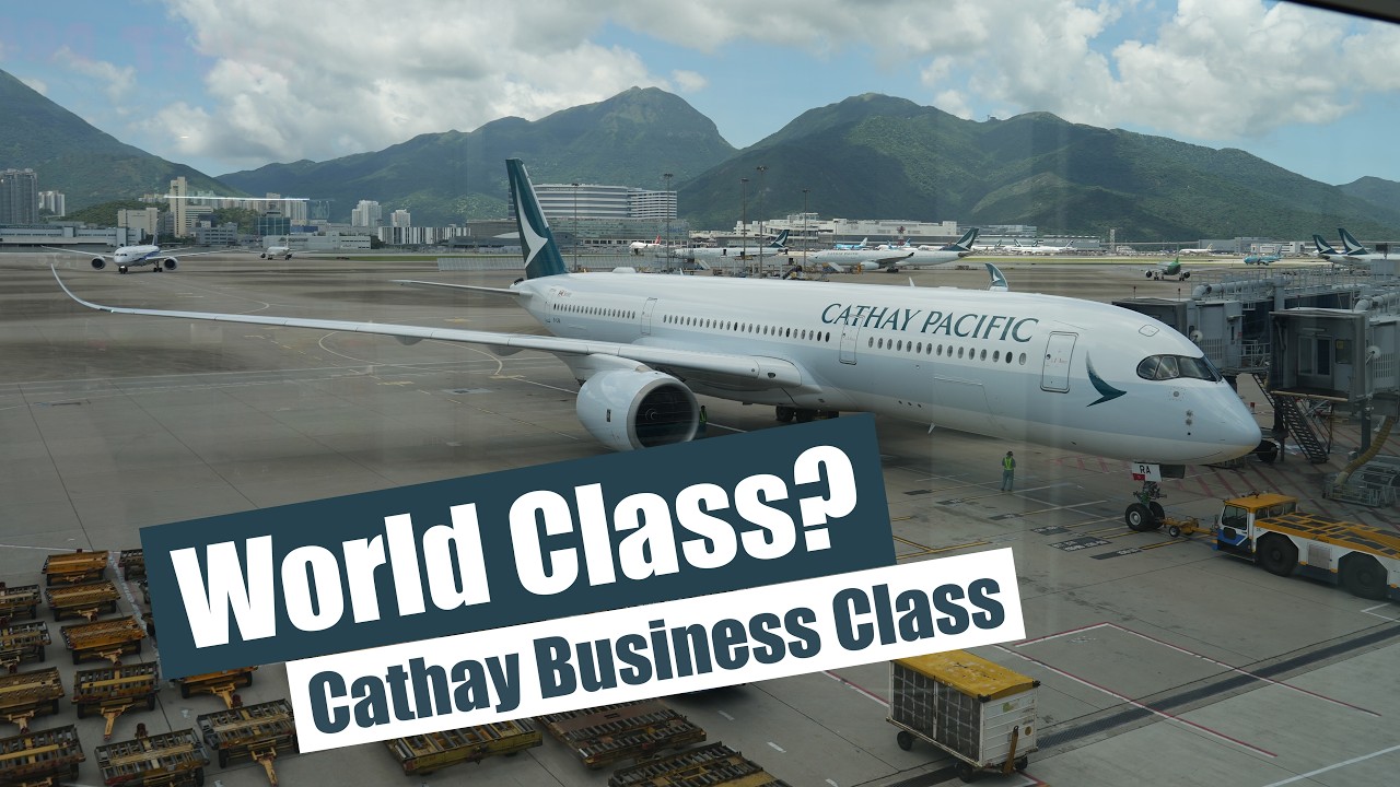 Cathay Pacific A350 Business Class Review | Hong Kong to Perth