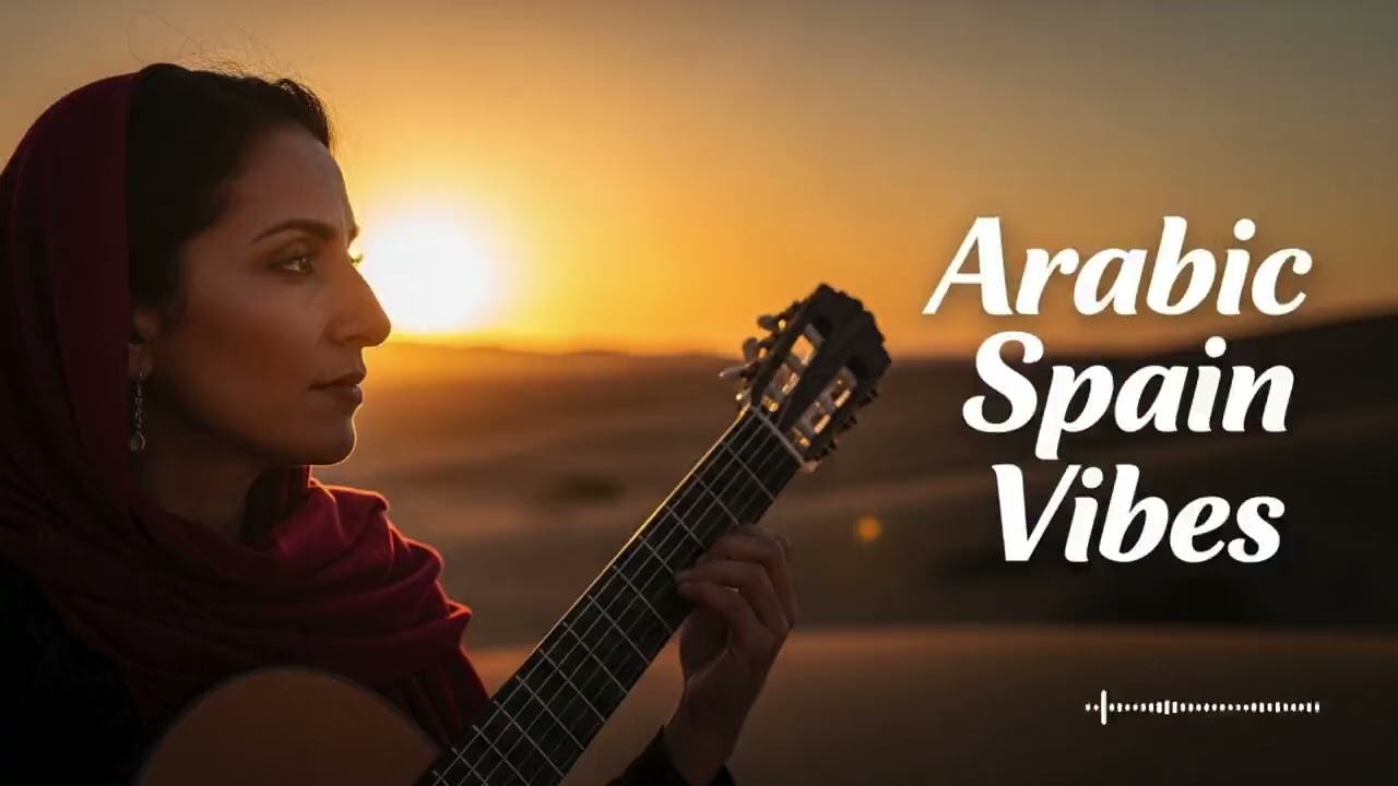 Arabic Spanish Flamenco Guitar Instrumental Music – Golden Hour Desert Relaxing Music