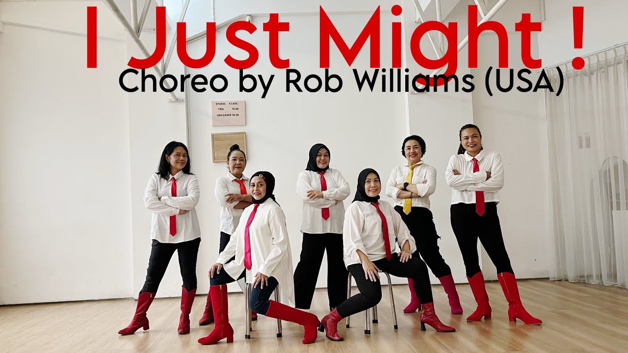 I Just Might! Line dance / Choreo by Rob Williams (USA)