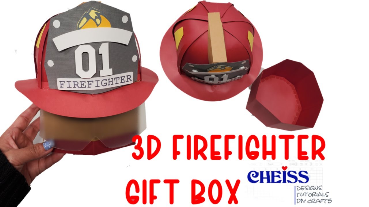 Firefighter Helmet Gift Box