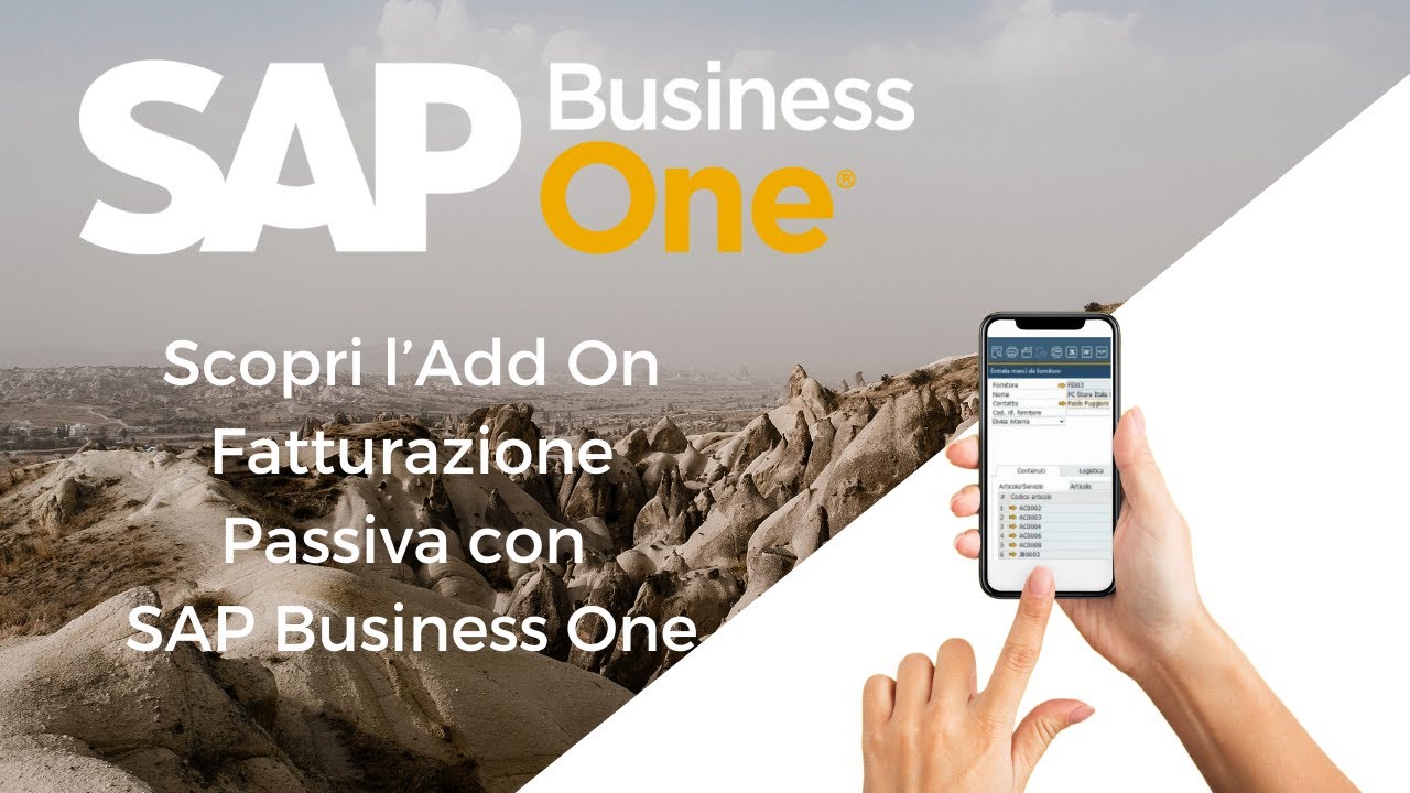 Webinar: add on fatturazione passiva per SAP Business One