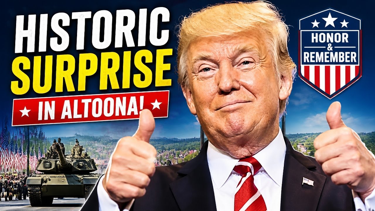 Watch Donald Trump's Historic Memorial Day Parade Surprise in Altoona PA!