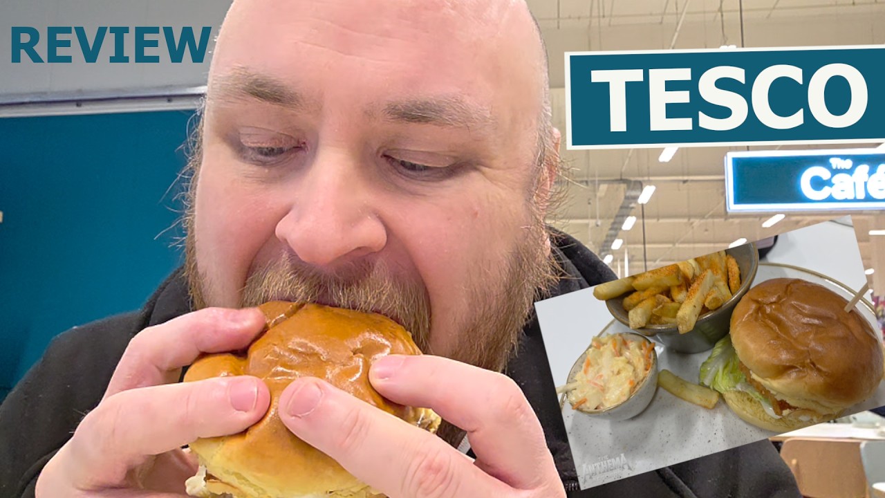 Did TESCO CAFÉ's Chicken Burger & Latte SHOCK Me!?