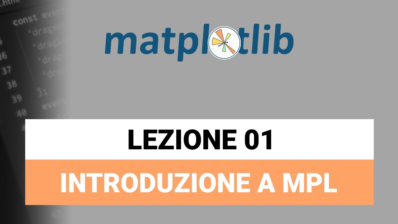 Introduzione a Matplotlib - Matplotlib Python Tutorial Italiano 01