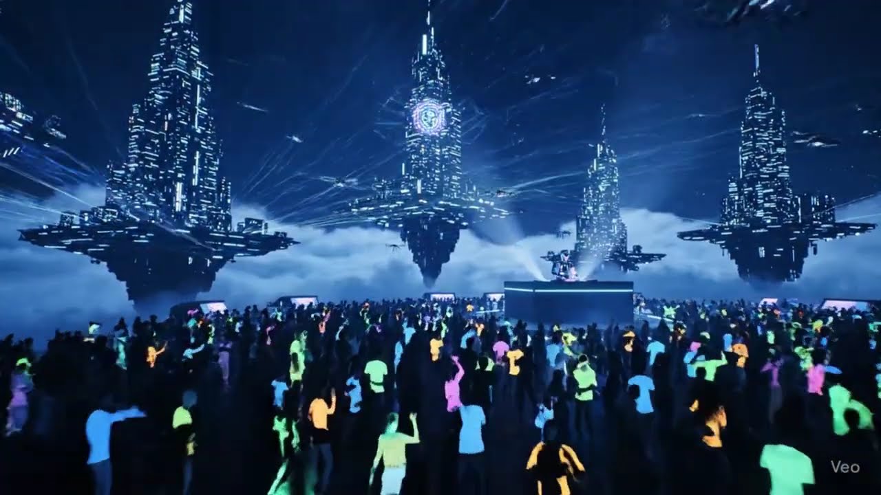 ALIEN JUNGLE RAVE LOOP 🌺 | Trippy Visuals for EDM & Bassline