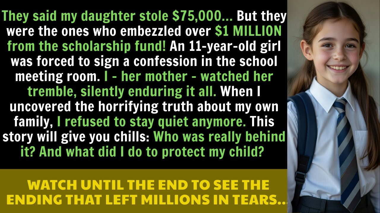 They Blamed My 11-Year-Old for Stealing $75K… But I Exposed Their $1.1M Secret