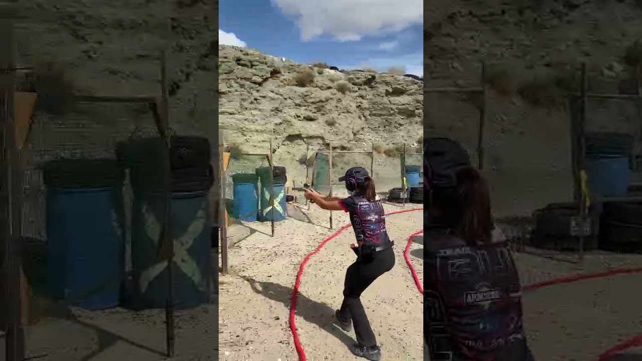 Lorena Ballesteros: campeona de tiro en la modalidad IPSC y polic&iacute;a nacional