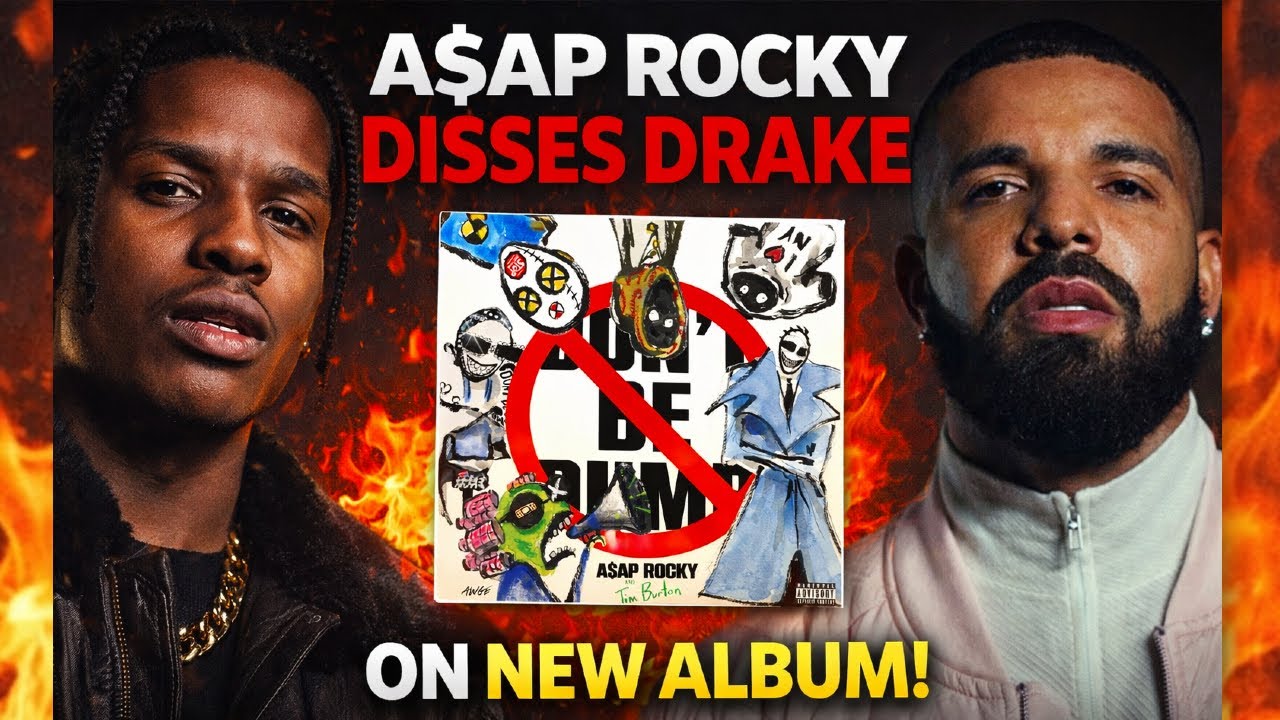 A$AP Rocky Takes Multiple Shots at Drake on “Don’t Be Dumb” 😳🔥