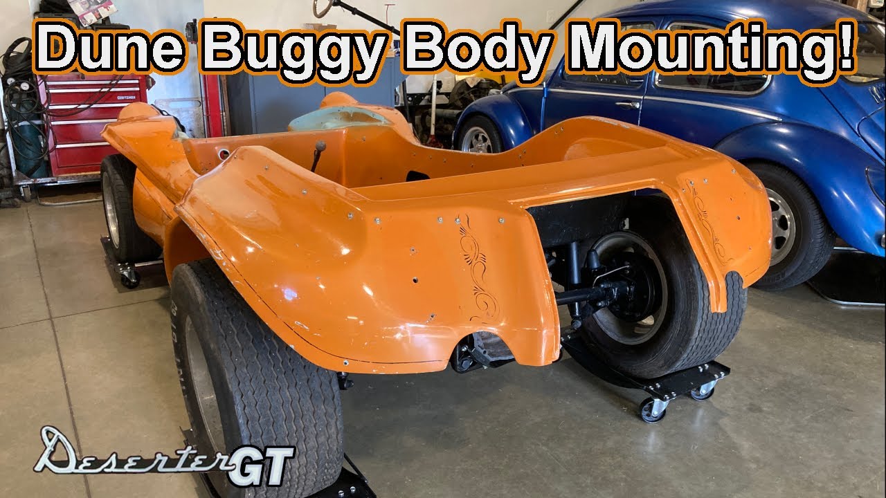 Deserter GT VW Dune Buggy Body Back on the Pan! + Custom Mounts for Front & Rear | EP24