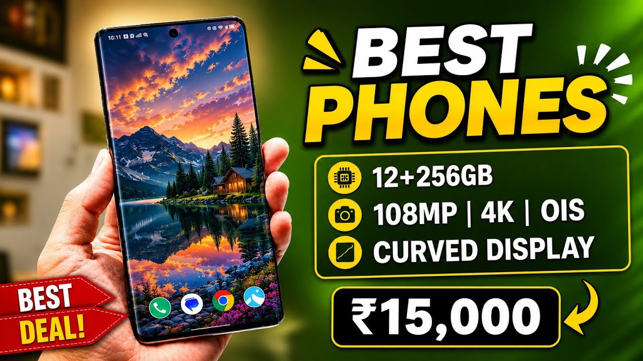 TOP 5 Best Phone Under 15000 - January 2026🔥 Best Mobile Under 15k | Best Budget Smartphones!